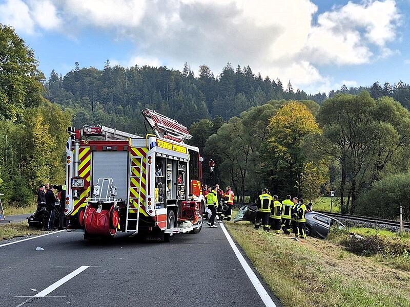 Zwischen Steinwiesen und Mauthaus ereignete sich ein schwerer Unfall.