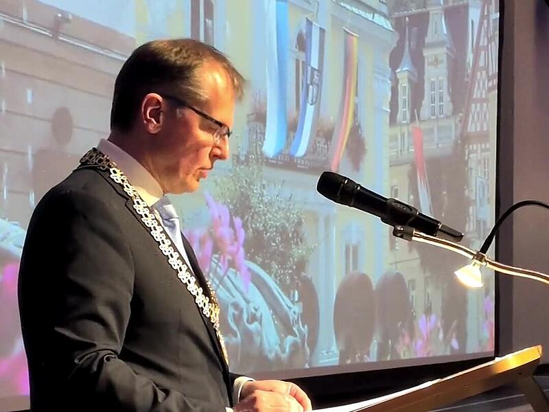 Antrittsrede des neuen OB Ralf Hartnack