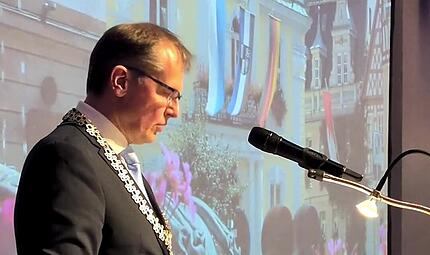 Antrittsrede des neuen OB Ralf Hartnack