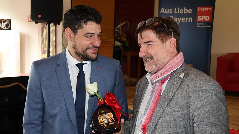 Michael Busch (rechts) wird 2023 nicht mehr f&uuml;r den Landtag kandidieren. Stefan Sauerteig soll ihn beerben.