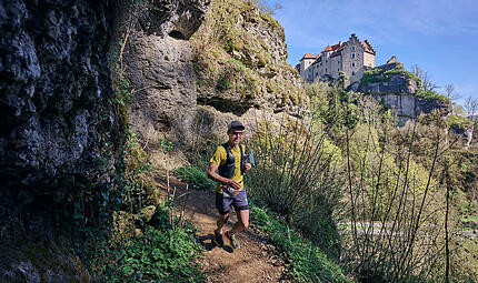 Ein Lauf vor einer sagenhaften Kulisse: &Uuml;ber 66 Kilometer f&uuml;hrte die 5. Ausgabe des Ultra Trail Fr&auml;nkische Schweiz (UTFS).