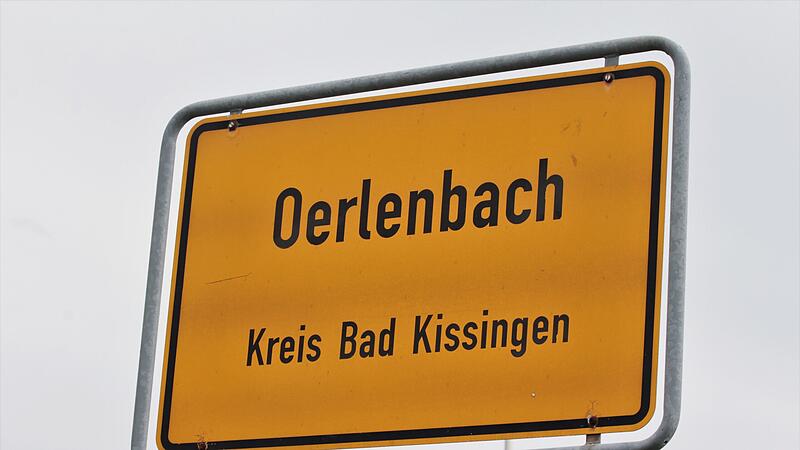 Ortschild von Oerlenbach