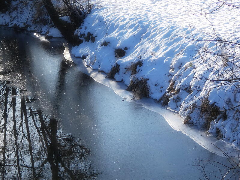 Das Foto entstand an der Unteren Saline in Bad Kissingen.