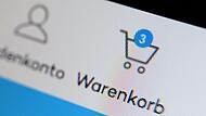 Warenkorb im Internet