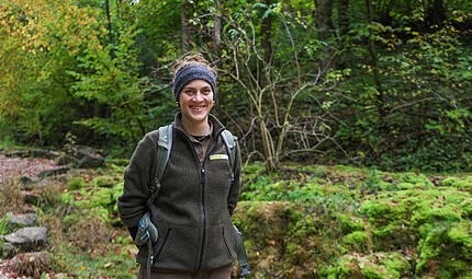 Clara Renner ist neue Rangerin im Naturpark Fr&auml;nkische SchweizForchheim & Fr&auml;nkische Schweiz