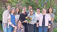 Das Team der Caritas Tagespflege Garitz: (von links): Judith Then, Alexandra Heimbach, Jelena Hilfer, Ina Dimter, Birgitt Köhler, Stefanie Baldwin, Bettina Heilmann, Bettina Reis, Inge Hof, vorne Carmen Friedensohn. Das Team der Caritas Tagespflege Garitz: (von links): Judith Then, Alexandra Heimbach, Jelena Hilfer, Ina Dimter, Birgitt Köhler, Stefanie Baldwin, Bettina Heilmann, Bettina Reis, Inge Hof, vorne Carmen Friedensohn.