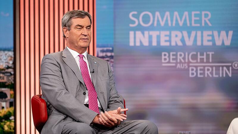 ARD-Sommerinterview mit CSU-Chef Söder ARD-Sommerinterview mit CSU-Chef Söder
