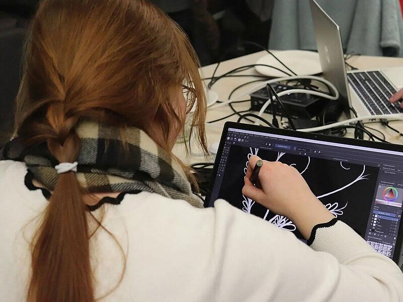 Sie wollen doch nur spielen: Schnappschuss vom Game Jam 2025.