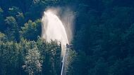 Brand im Bergwald in den Chiemgauer Alpen Brand im Bergwald in den Chiemgauer Alpen