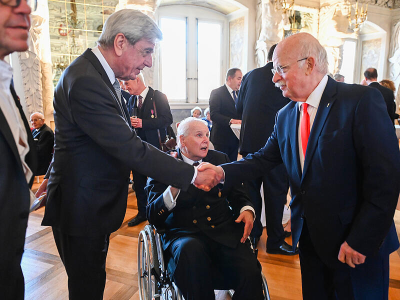 Gro&szlig;er Empfang in Coburg: Mehr als 200 geladene G&auml;ste gratulierten Andreas Prinz von Sachsen-Coburg und Gotha zum 80. Geburtstag.