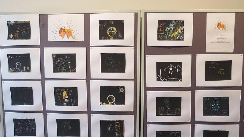 Bilder der jüngsten Künstler aus der Marktgemeinde