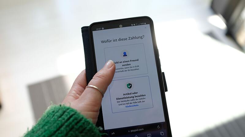 Paypal auf Smartphone