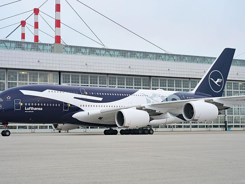 Lufthansa Airbus in Jubiläumslackierung Lufthansa Airbus in Jubiläumslackierung