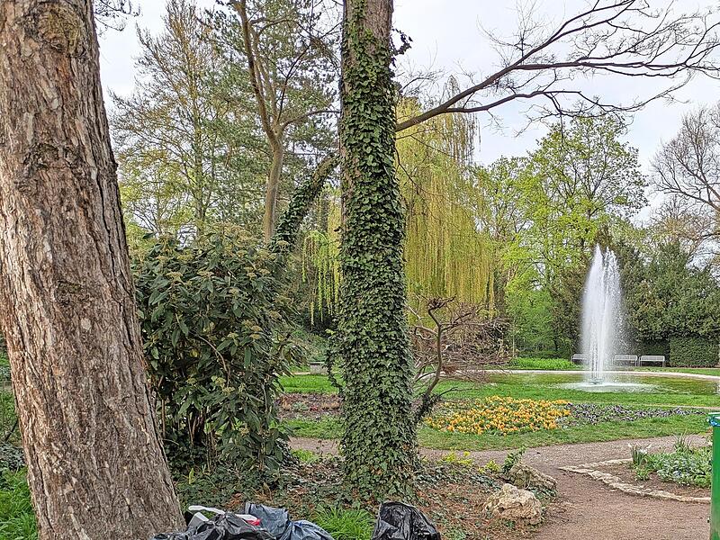 Mehrere S&auml;cke voller M&uuml;ll kamen zusammen.