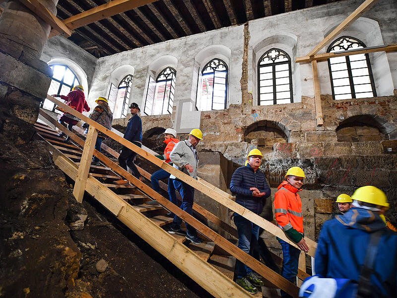 Besichtigung RathausbaustelleForchheimBesichtigung der Rathausbaustelle Forchheim