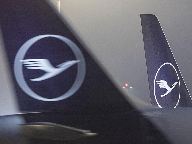 Lufthansa-Jets am Flughafen Frankfurt/Main