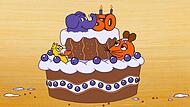Der kleine Elefant wird 50