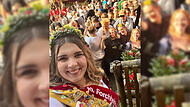 Saisoneröffnung 2024 - für Lusia Zametzer einer der unvergesslichsten Momente.Bierkönigin Luisa Zametzer