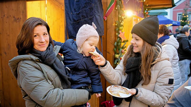 Vorweihnachtliche Stimmung in Pettstadt am dritten Adventswochenende.