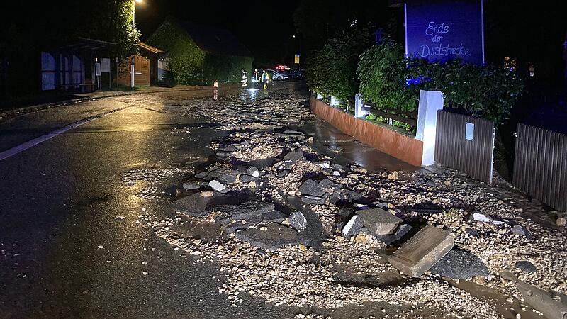 G&ouml;&szlig;weinstein wurde am Donnerstag von einem schweren Unwetter getroffenForchheim & Fr&auml;nkische Schweiz