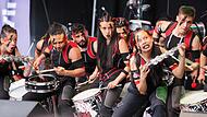Samba-Festival Coburg 2025 - hier: Aainjaa aus Kolumbien