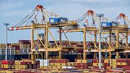 Containerterminal in Bremerhaven