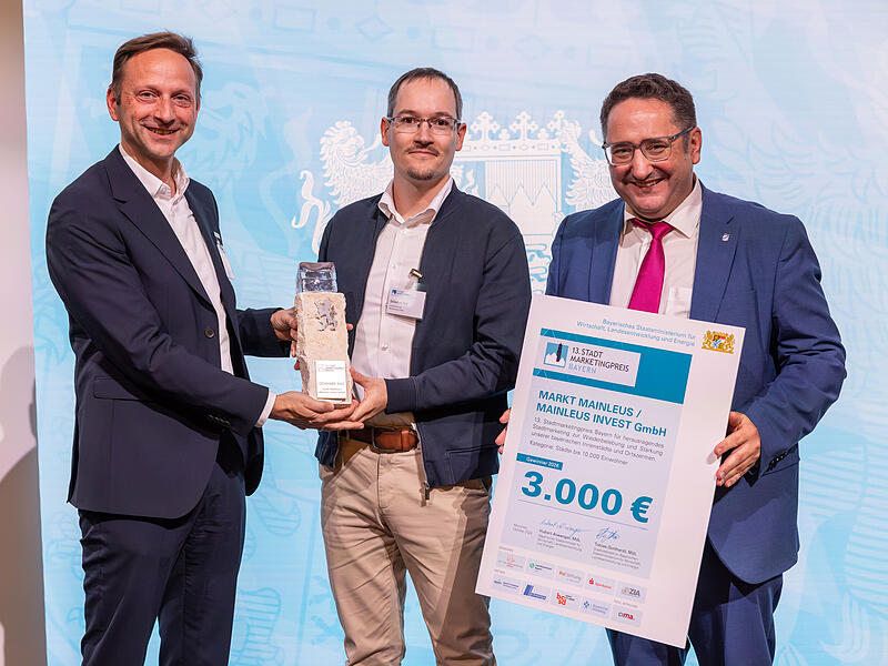 Stadtmarketingpreis für das Marktcafé Stadtmarketingpreis für das Marktcafé