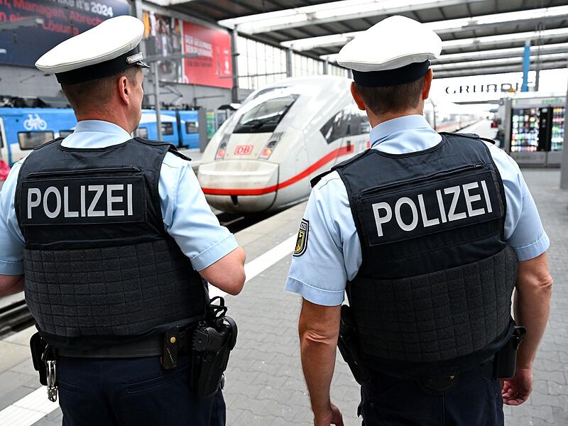 Bundespolizei am Münchner Hauptbahnhof