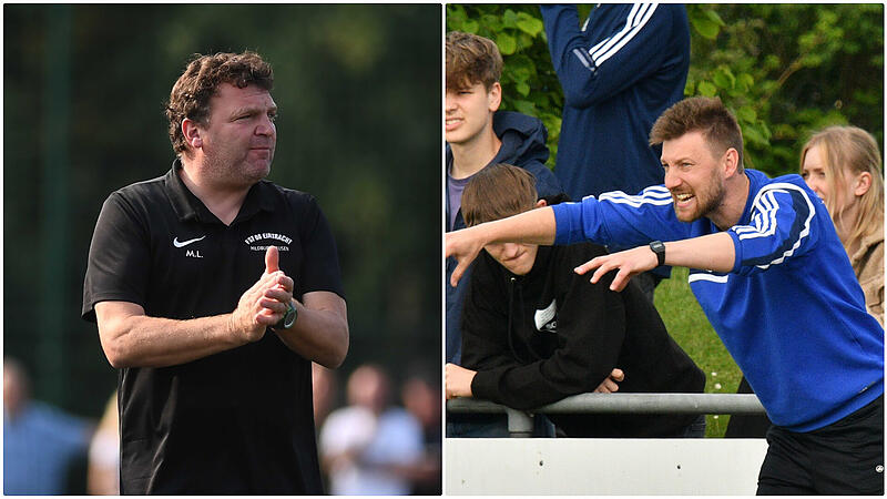 Mario Lochmann (TSV Meeder) und Dominic Fischer (FC Mitwitz) treffen mit ihren Mannschaften in der 1. Runde der Bezirksliga-Relegation aufeinander.