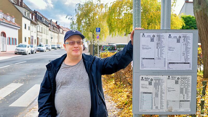 Alexander Sokolovski ist auf den Bus angewiesen und leidet unter dem Bamberger Verkehrschaos wie hier am Laurenziplatz