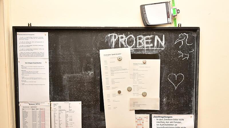 Trotz Corona wird im Theater geprobt.