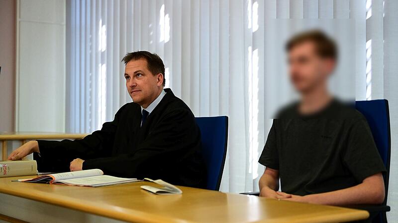 Rechtsanwalt Michael Lange aus Bamberg und der Angeklagte