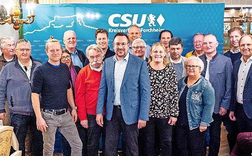 Die Stadtratskandidaten der CSU Ebermannstadt.