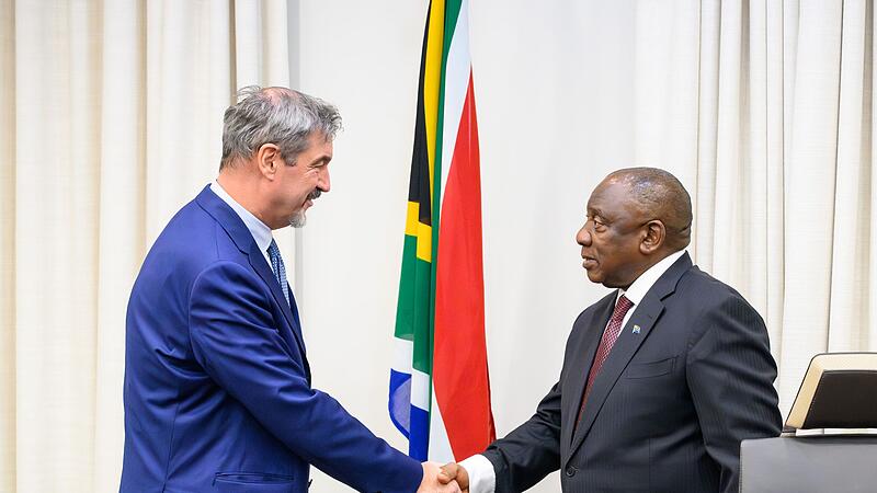 Bayerns Ministerpräsident Söder in Südafrika