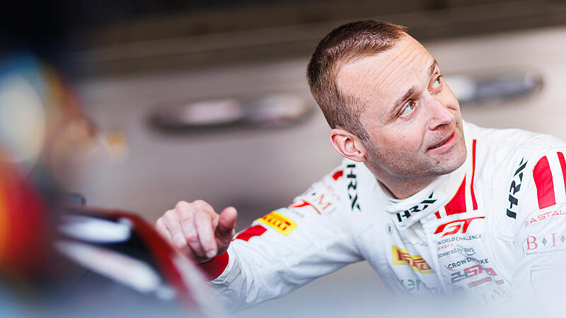Der Kulmbacher Profi-Rennfahrer Christopher Haase beim GTWC-Rennen in Brands Hatch.