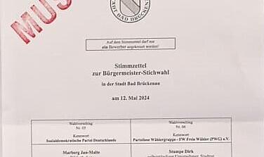 Stichwahl Bad Br&uuml;ckenau