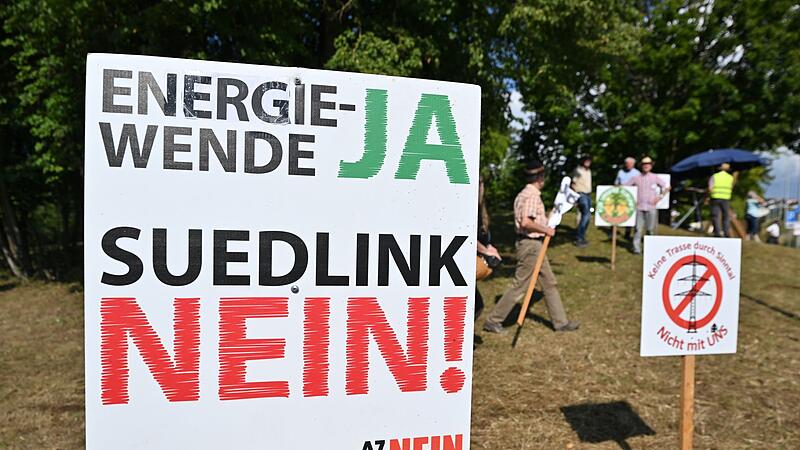 Feierlicher Baubeginn Suedlink in Bayern