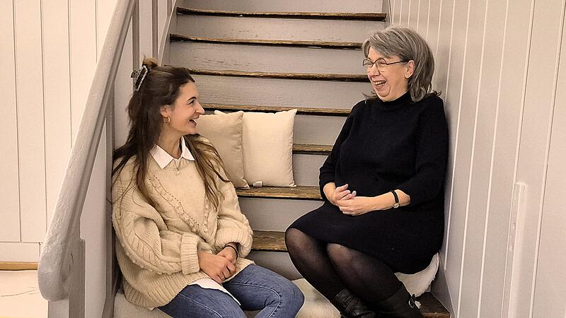 Annika Neubauer (rechts) und Sabine Weiß haben konkrete Pläne für die Bewirtschaftung des Schützenhauses