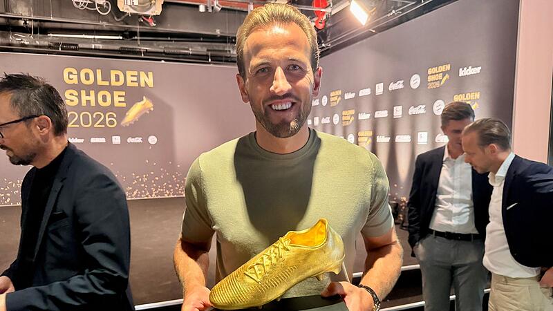 Auszeichnung "Goldener Schuh" für Bayern-Profi Harry Kane Auszeichnung "Goldener Schuh" für Bayern-Profi Harry Kane