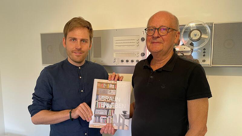 Mit ihrem Buch &bdquo;Braun erleben&ldquo;wollen Ulrich (l.) und Alwin (r.) Zenkel einen neuen und pers&ouml;nlichen Blick auf das besondere Design der Firma Braun werfen