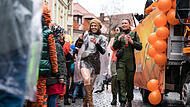 Der Faschingsumzug in Forchheim 2024: ein buntes Spektakel für tausende Zuschauer.