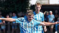 Die Knetzgauer um Leon Frank (vorne) wollen den ersten Sieg in dieser Saison landen.Ryan Evans