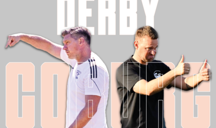 Achim Engel und der TSV M&ouml;nchr&ouml;den (links) treffen heute Abend im Landesliga-Derby auf den FC Coburg um Trainer Calle Schiebel.