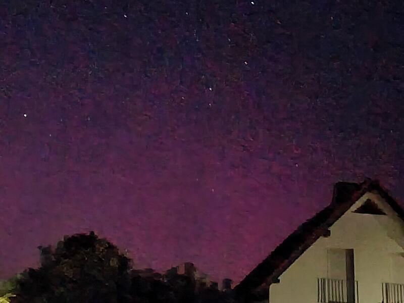 Polarlichter über Kronach 2024Polarlichter über Kronach