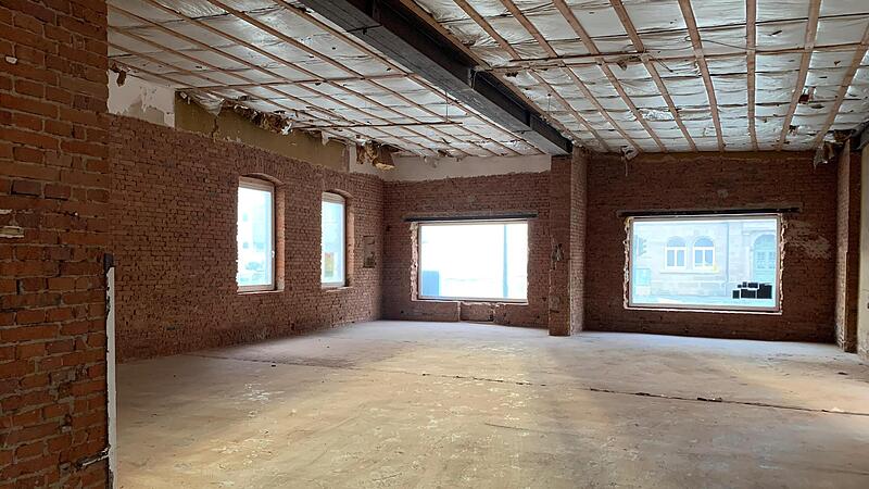 Der Industrie-Charakter des historischen Geb&auml;udes soll beim Umbau zum Coworking-Space erhalten bleiben..