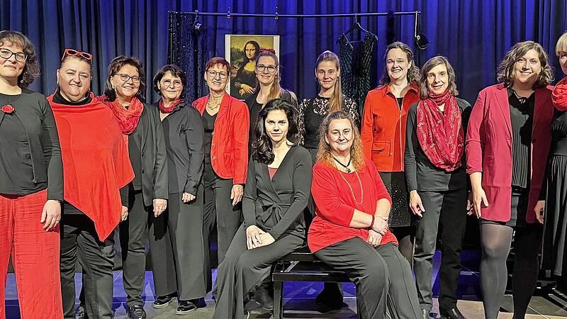 Die Frauenvokalgruppe &bdquo;Frequenzia&ldquo;.