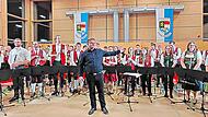 Das Kreisorchester Kronach unter der Leitung von Florian Beetz.Heike Sch&uuml;lein