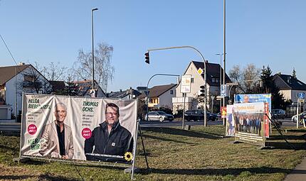 Plakate Kreistagswahl Hallstadt