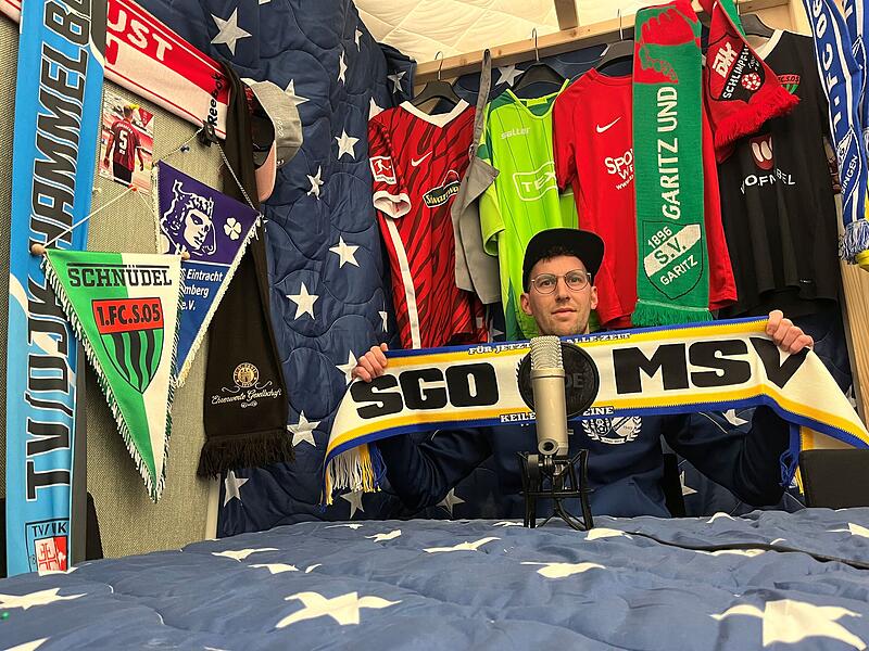 Florian Friebel im Rhöner Fußball-Podcast Du Holz