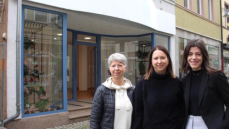 In der Ludwigstraße 44 eröffnen Margarete Weiner (v.l.), Johanna Weiner und Marie Samer ein neues Ladengeschäft. In der Ludwigstraße 44 eröffnen Margarete Weiner (v.l.), Johanna Weiner und Marie Samer ein neues Ladengeschäft.